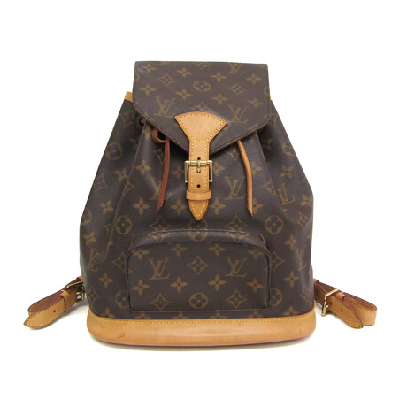 Louis Vuitton // Monogram-Coated Canvas + Leather Montsouris MM Backpack // Monogram Brown // Pre-Owned
