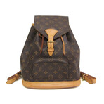Louis Vuitton // Monogram-Coated Canvas + Leather Montsouris MM Backpack // Monogram Brown // Pre-Owned