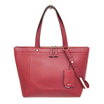 Bally // Leather Ballyssime XS Bag // Red // Pre-Owned