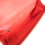 Chanel // Boy Chanel Leather Chain Bag // Red // Pre-Owned