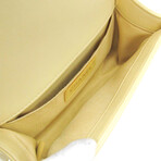 Chanel // Boy Chanel Leather V-Stitch Chain Bag // Yellow // Pre-Owned