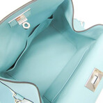 Hermès // Swift Leather Toolbox Bag // Blue Atoll // Pre-Owned