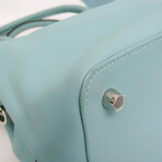 Hermès // Swift Leather Toolbox Bag // Blue Atoll // Pre-Owned