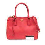 Prada // Saffiano Lux Leather Galleria Handbag // Fuoco // Pre-Owned