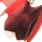 Louis Vuitton // Epi Leather Shoulder Bucket Bag // Castilian Red // Pre-Owned