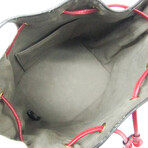 Fendi // Mon Tresor Leather Bucket Bag // Red // Pre-Owned