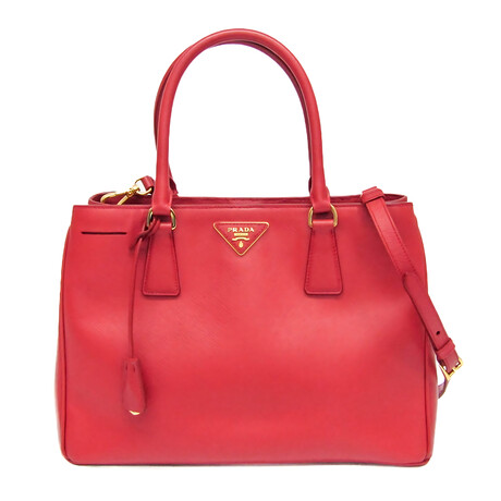 Prada // Saffiano Lux Leather Galleria Handbag // Fuoco // Pre-Owned