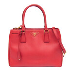 Prada // Saffiano Lux Leather Galleria Handbag // Fuoco // Pre-Owned