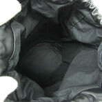 Bottega Veneta // Leather Drawstring Bucket Bag // Black // Pre-Owned
