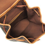 Louis Vuitton // Monogram-Coated Canvas + Leather Montsouris MM Backpack // Monogram Brown // Pre-Owned