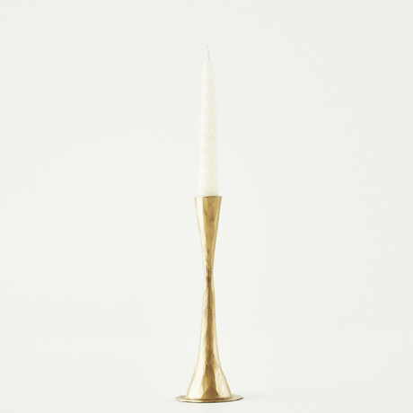 Dupni Gold Candle Holder (Small - 9")
