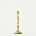 Sofya Gold Taper Candle Holder (8.75"x3.5")