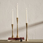 Dupni Gold Candle Holder (Small - 9")