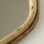 Cove Wooden Wall Mirror