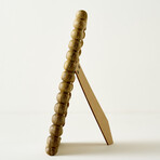 Violet Beaded Mango Wood Picture Frame (7"x5.25")