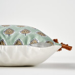 Indian Elegance Cushion Cover with Tassels // Set of 2