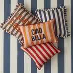 Line 'Ciao Bella' Punch Embroidered Cushion Cover