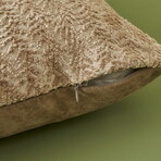 Marseille Herringbone Throw Pillow (Taupe)