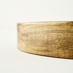 Tina Mango Wood World Map Decorative Tray