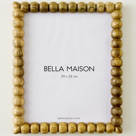 Violet Beaded Mango Wood Picture Frame (7"x5.25")