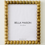 Violet Beaded Mango Wood Picture Frame (7"x5.25")