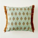 Indian Elegance Cushion Cover with Tassels // Set of 2