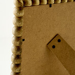 Violet Beaded Mango Wood Picture Frame (7"x5.25")