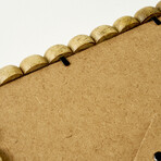 Violet Beaded Mango Wood Picture Frame (7"x5.25")