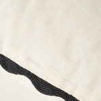 Madrid Trimmed Throw Pillow