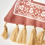 Indian Beauty Beaded Cushion Cover