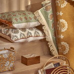 Indian Elegance Cushion Cover with Tassels // Set of 2