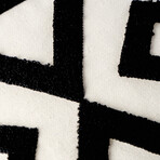 Helena Cotton Punch Embroidered Throw Pillow