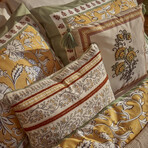 Indian Breeze Embroidered Cushion Cover