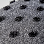 Maroc Cotton Dotted Throw Pillow (Mustard)