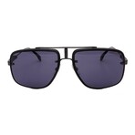 Carrera // Men's // CA GLORY II-003 Aviator Sunglasses // Matte Black  +  Grey