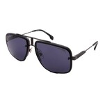 Carrera // Men's // CA GLORY II-003 Aviator Sunglasses // Matte Black  +  Grey