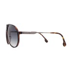 Carrera // Men's // 1034/S-086- Aviator Sunglasses //  Dark Havana +  Green Gradient