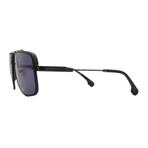 Carrera // Men's // CA GLORY II-003 Aviator Sunglasses // Matte Black  +  Grey