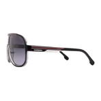 Carrera // Men's // 1058/S OIT Aviator Sunglasses // Black Clear + Grey Gradient
