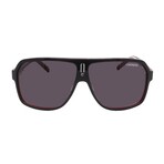 Carrera // Men's // CARR 27-XAV- Aviator Sunglasses //  Black Red +  Grey Gradient