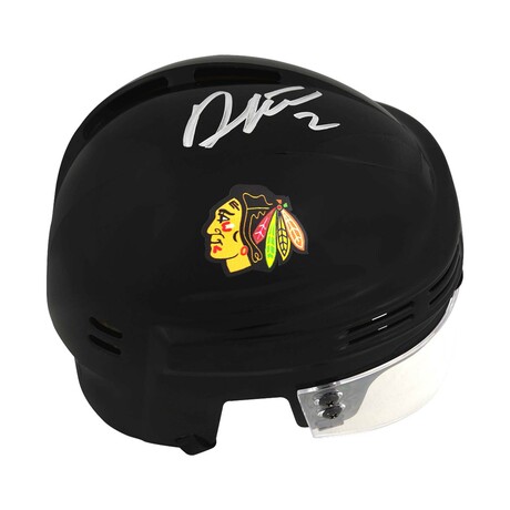 Duncan Keith // Chicago Blackhawks // Signed Black Mini Helmet