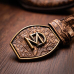 Phoenix // Caiman Belly Leather Western Boots // Stone Brown (10)