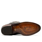 Denver Ostrich Leg Western Boots // Clear Brown (10)