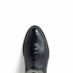 Denver Ostrich Leg Western Boots // Black (10)