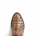 Phoenix // Caiman Belly Leather Western Boots // Stone Orix (10)