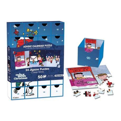 Peanuts Christmas Advent Calendar Puzzle