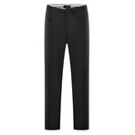 Slim Fit Cotton Sateen 5 Pocket Pant // Black (40WX32L)