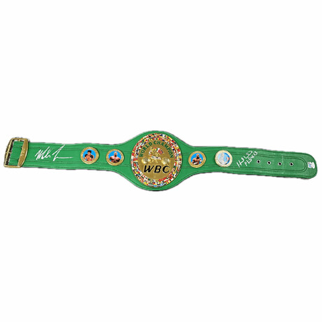 Holyfield & Tyson // Dual Signed Belt
