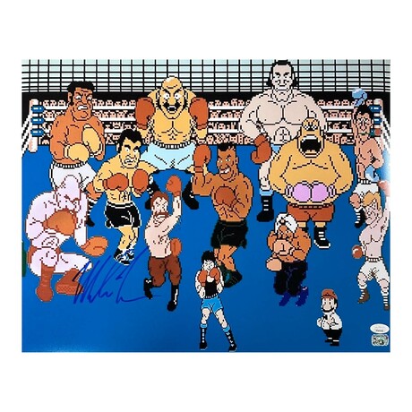 Mike Tyson // Signed 16x20 Characters