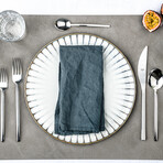 Due Flatware Set //  5 Pieces (Stainless Steel)